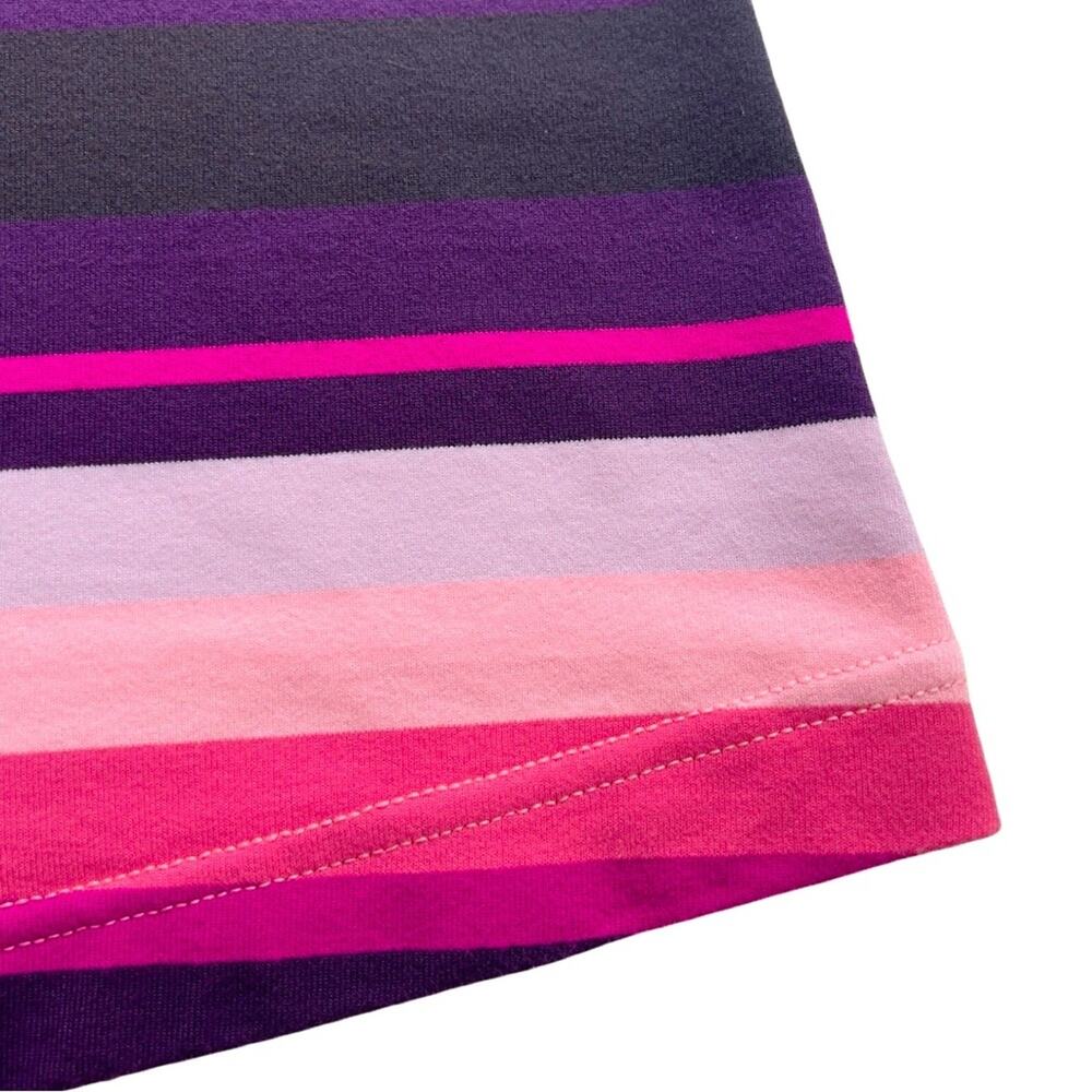 Lululemon Athletica Cool Racerback Tank Stripe Bleached Coral Pink Purple Black - Picture 7 of 16